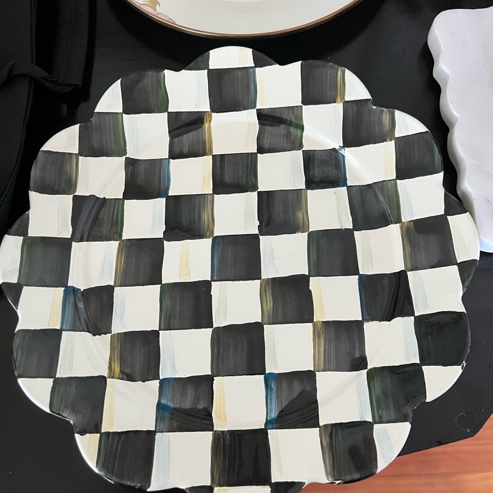 Mackenzie Childs scallop platter.